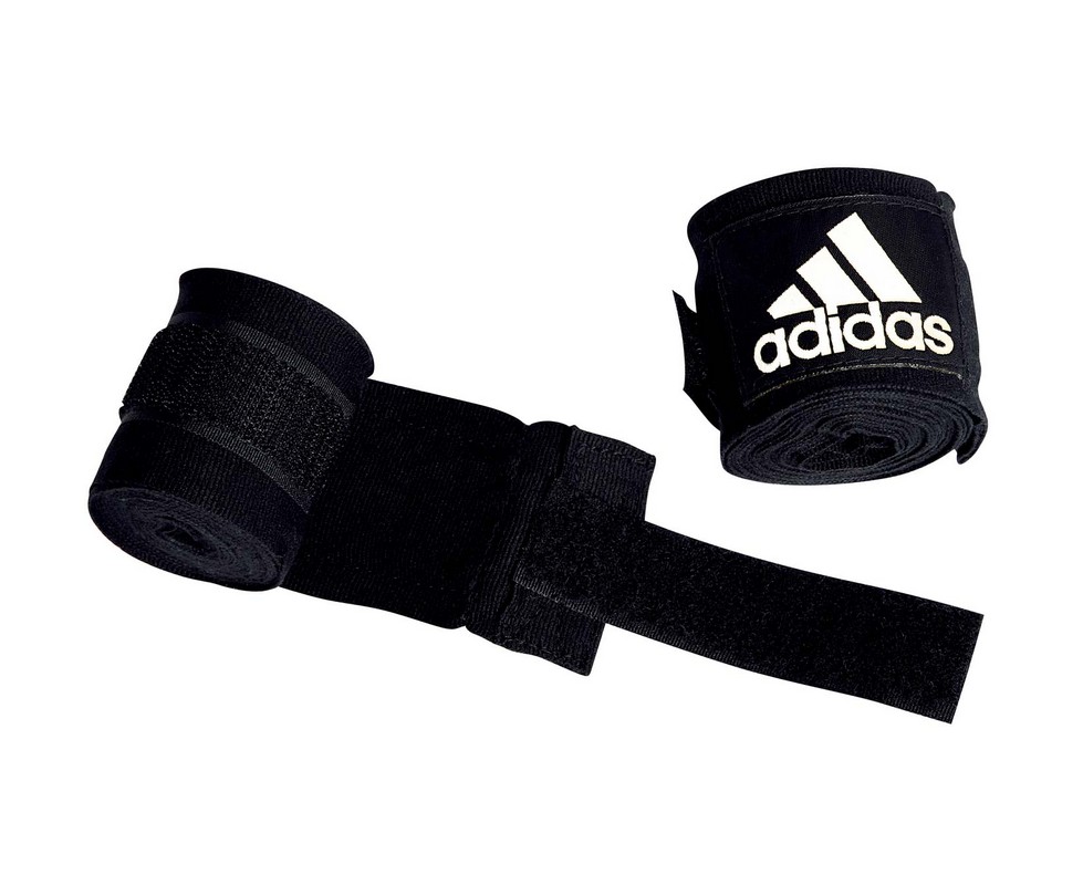 Бинты эластичные Adidas Boxing Crepe Bandage черный 979_800