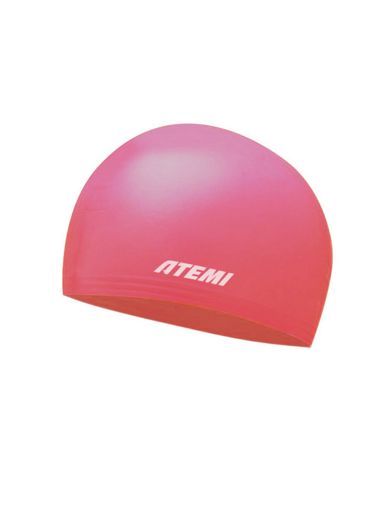 Шапочка для плавания Atemi kids light silicone cap Bright red KLSC1R красный 1500_2000