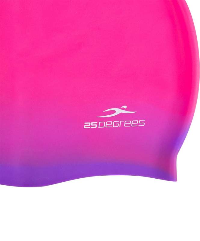 Шапочка для плавания 25DEGREES Relast Pink/Purple, силикон 665_800