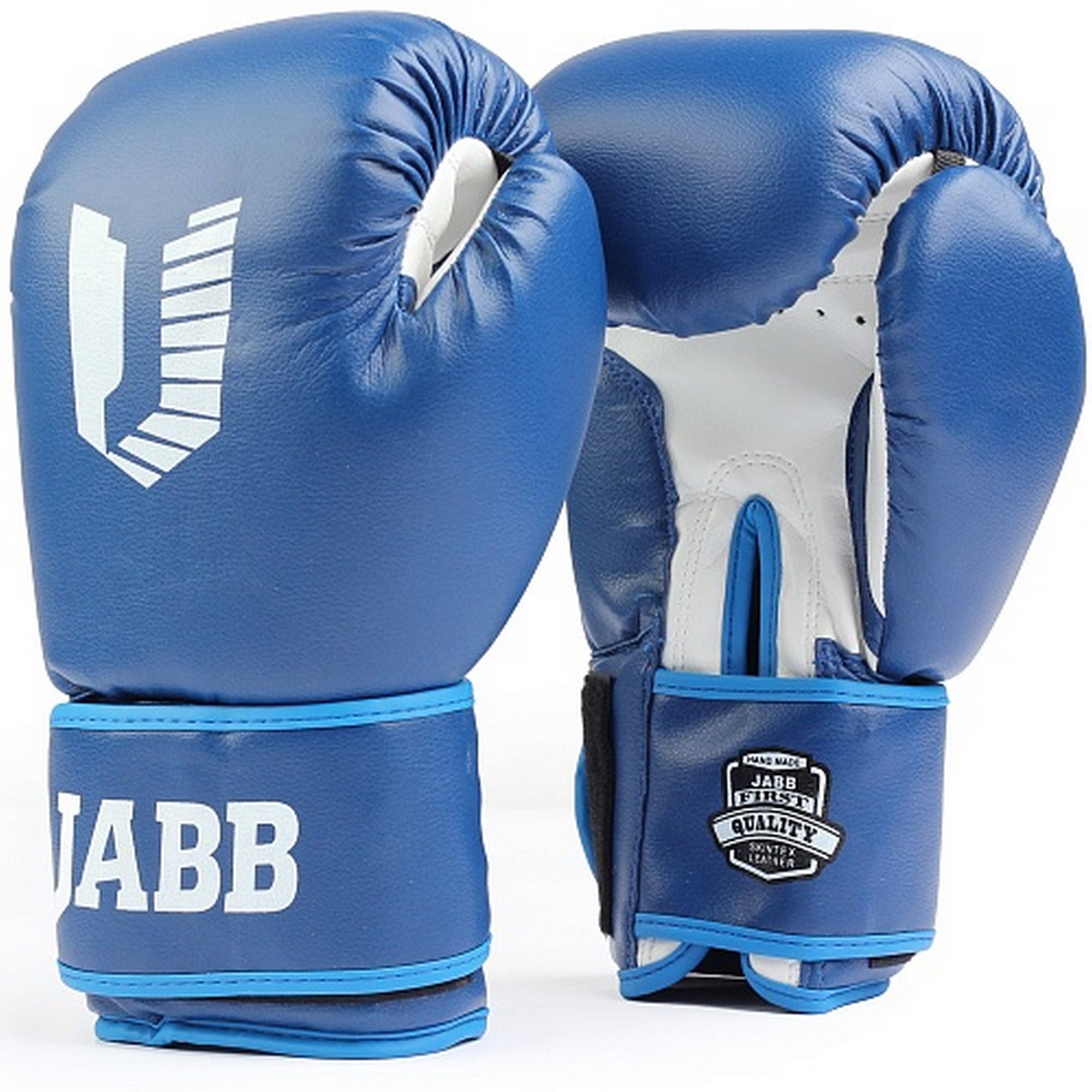 Перчатки боксерские (иск.кожа) 10ун Jabb JE-4068/Basic Star синий 2000_2000