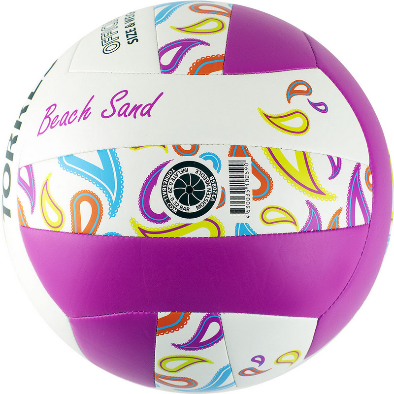 Мяч волейбольный пляжный Torres Beach Sand Pink V32085B, р.5 800_800