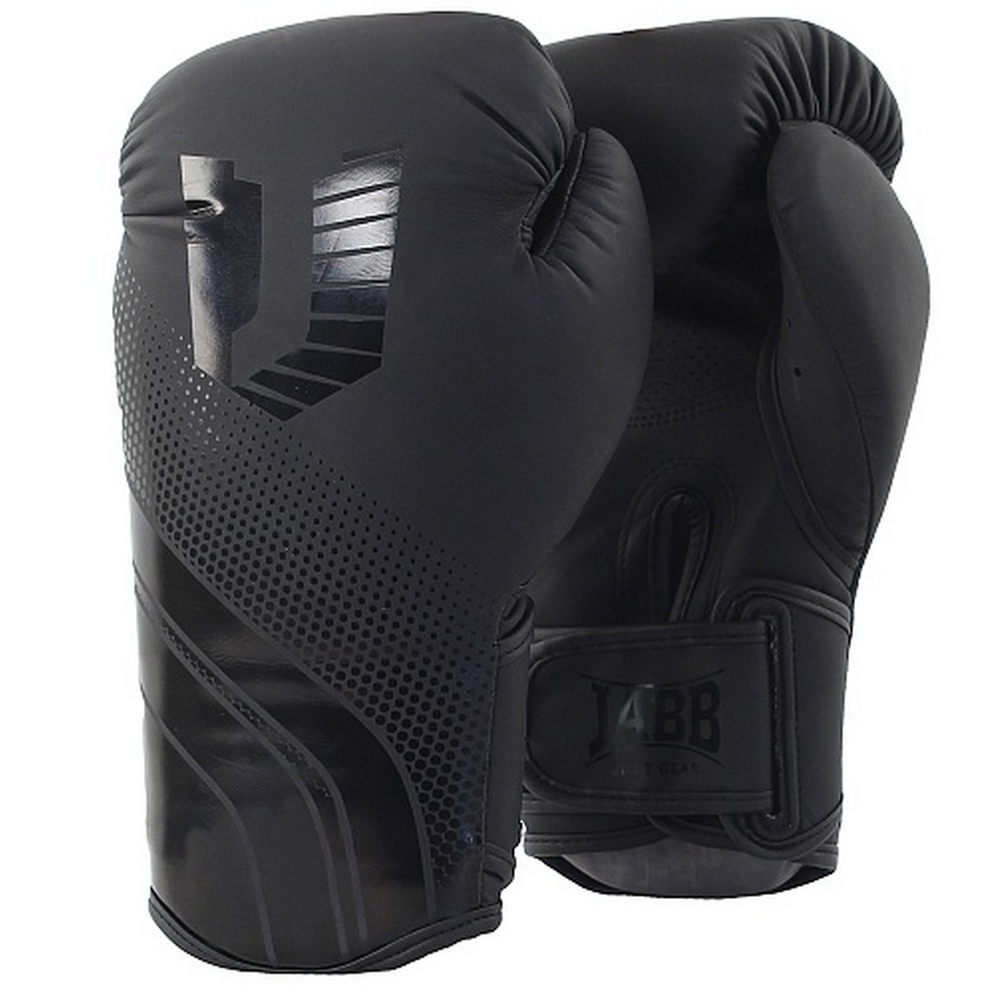 Перчатки боксерские (иск.кожа) 10ун Jabb JE-4077/Asia 77 черный 2000_2000