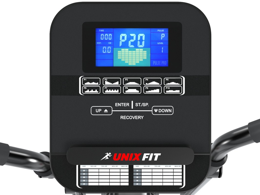 Эллиптический тренажер UnixFit MV-500E + кардиодатчик 1067_800