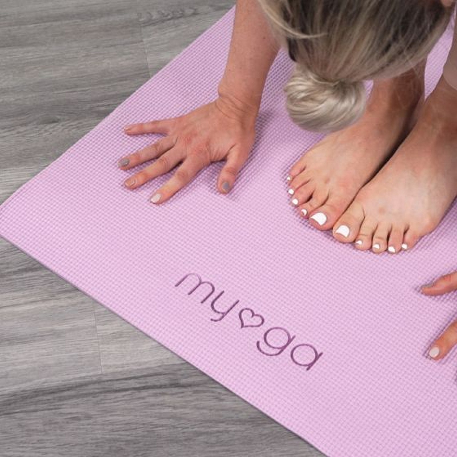 Коврик для йоги 173х61х0,4см Myga Yoga Mat RY1463 сиреневый 1600_1600