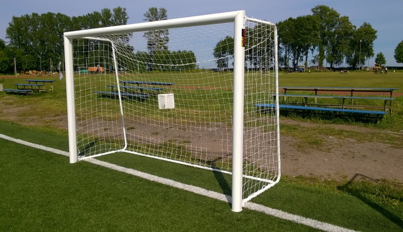 Ворота для мини-футбола алюм. свободностоящие SportWerk SpW-AG-300-1P (300x200) 800_460