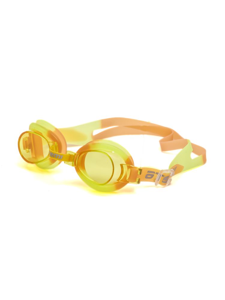 Очки для плавания детские Atemi S305 желтый\оранжевый 750_1000