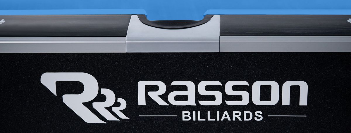 Стол/пул Rasson Billiard OX 8 ф (черный) с плитой 55.310.08.5 1200_457