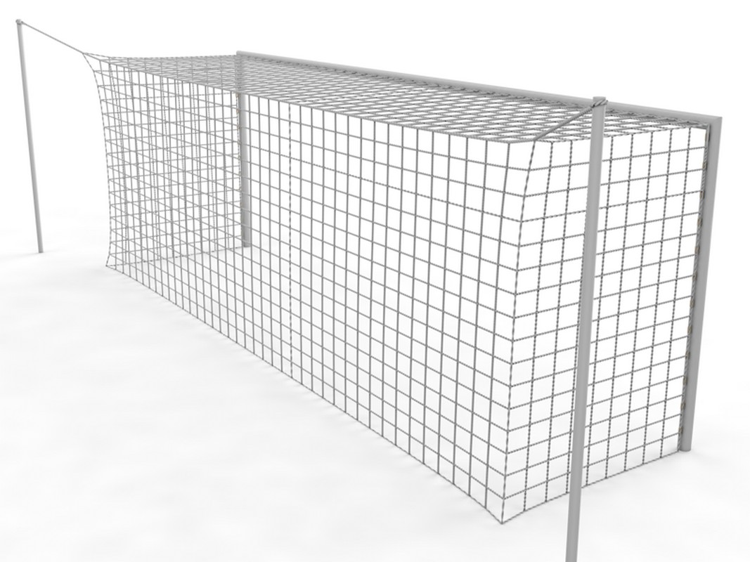Ворота футбольные стационарные с стойками натяжения для сетки Glav 15.104 (732x244) шт 1067_800