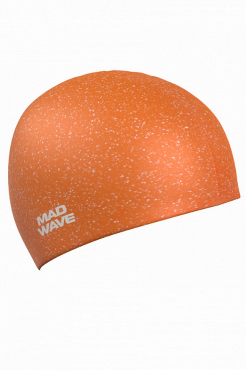 Шапочки для плавания Mad Wave Recycled M0536 01 0 05W оранжевый 800_1200