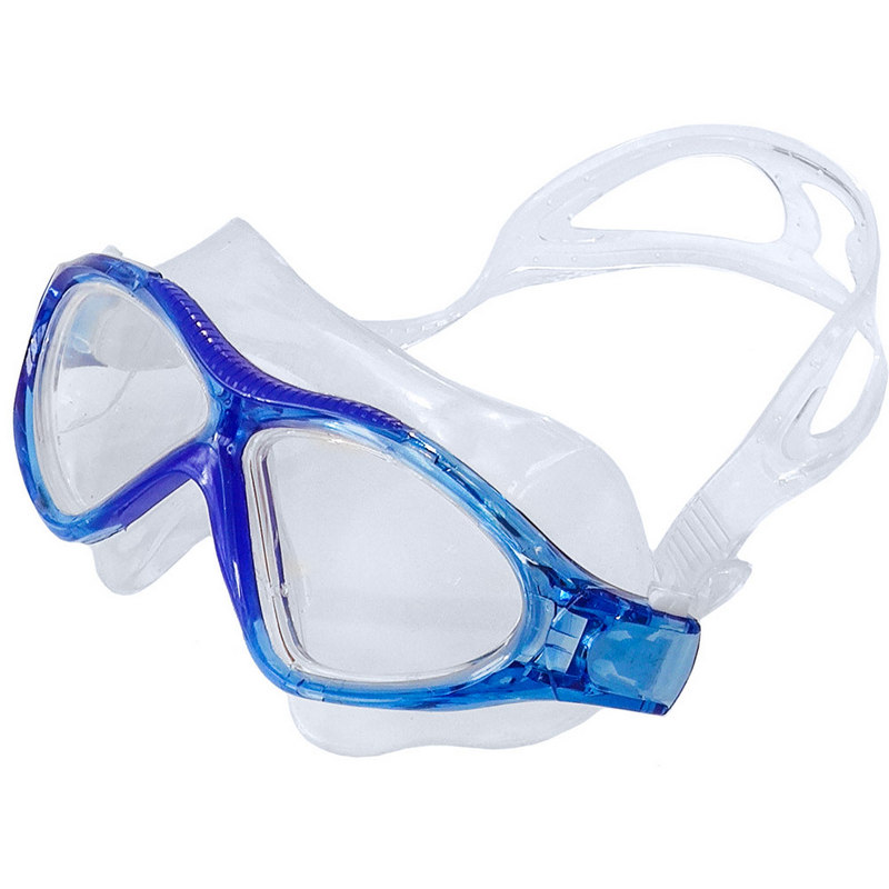 Очки маска для плавания взрослая (синие) Sportex E36873-1 800_800