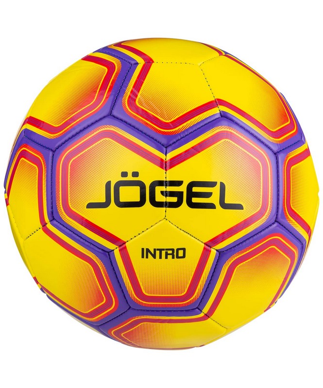 Мяч футбольный Jögel Intro р.5 желтый 665_800