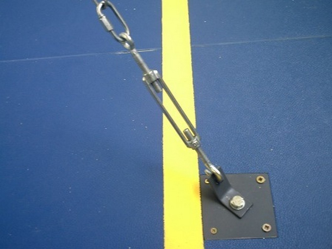 Стойки волейбольные на растяжках Atlet с механическим натяжениям сетки (пара) IMP-A26 1067_800