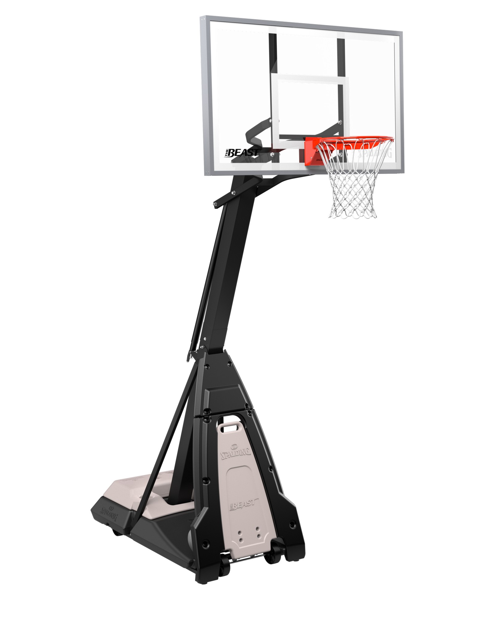 Мобильная баскетбольная стойка Spalding The Beast Portable GLASS 60” 7B1560CN 1612_2000