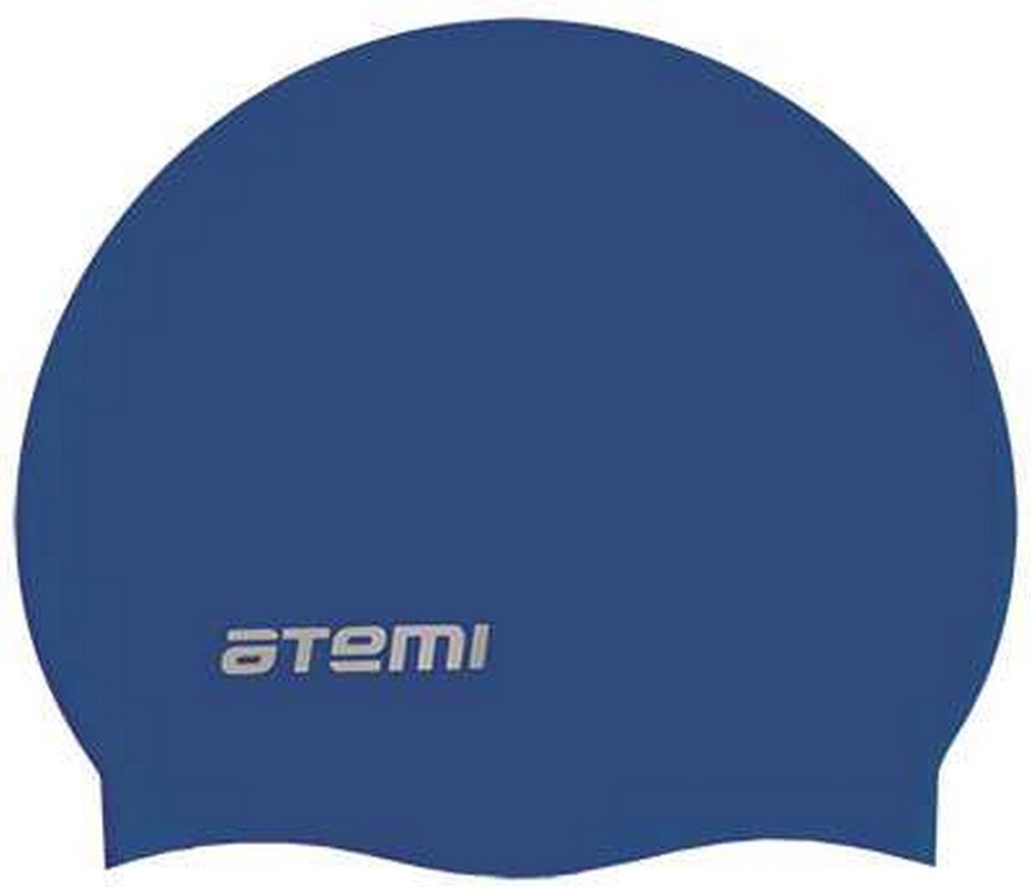 Шапочка для плавания Atemi TC402 тонкий силикон, синий 930_800