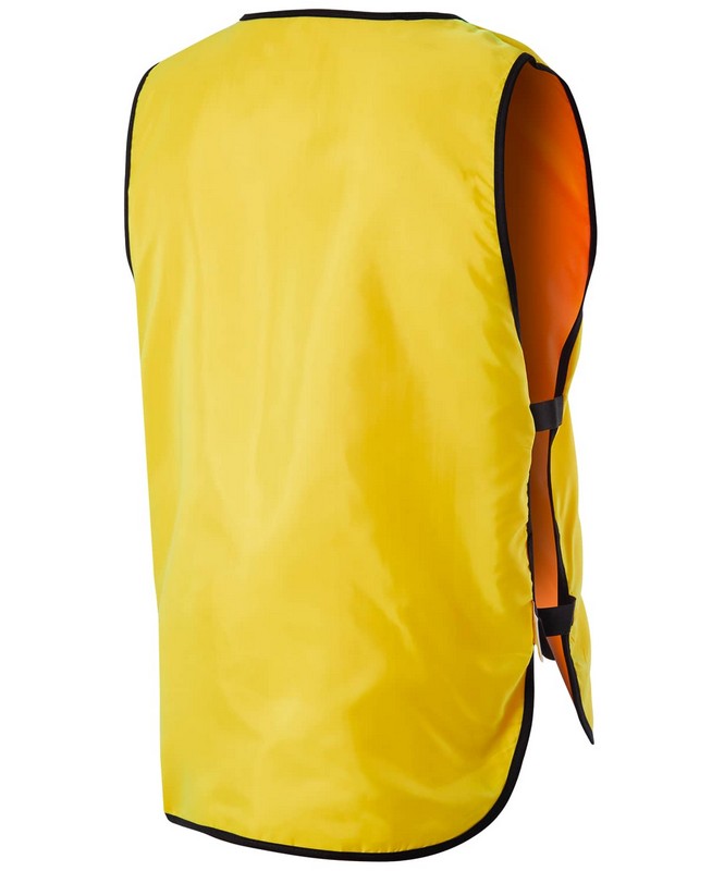 Манишка двухсторонняя Jogel Reversible Bib, детский, оранжевый\лаймовый 665_800