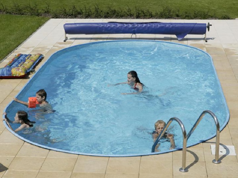 Морозоустойчивый бассейн Ibiza овальный глубина 1,5 м размер 12x6 м, голубой 800_600