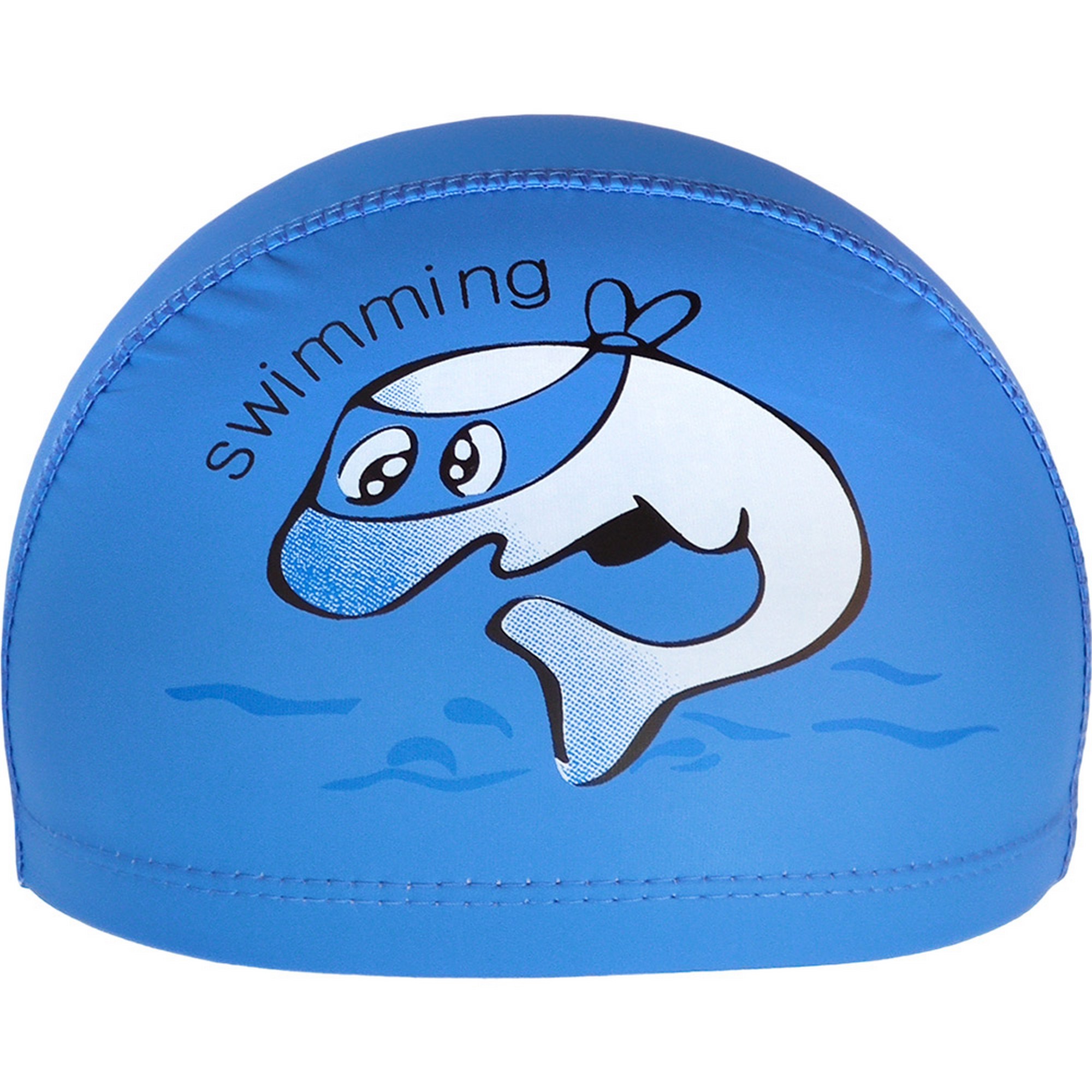 Шапочка для плавания детская Sportex Дельфин (ПУ) E41281 синий 2000_2000