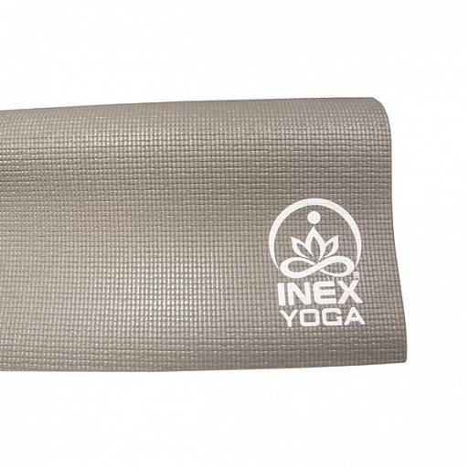 Коврик для йоги Inex Yoga Mat IN\RP-YM6\GY-06-RP, 170x60x0,6, серый 513_513