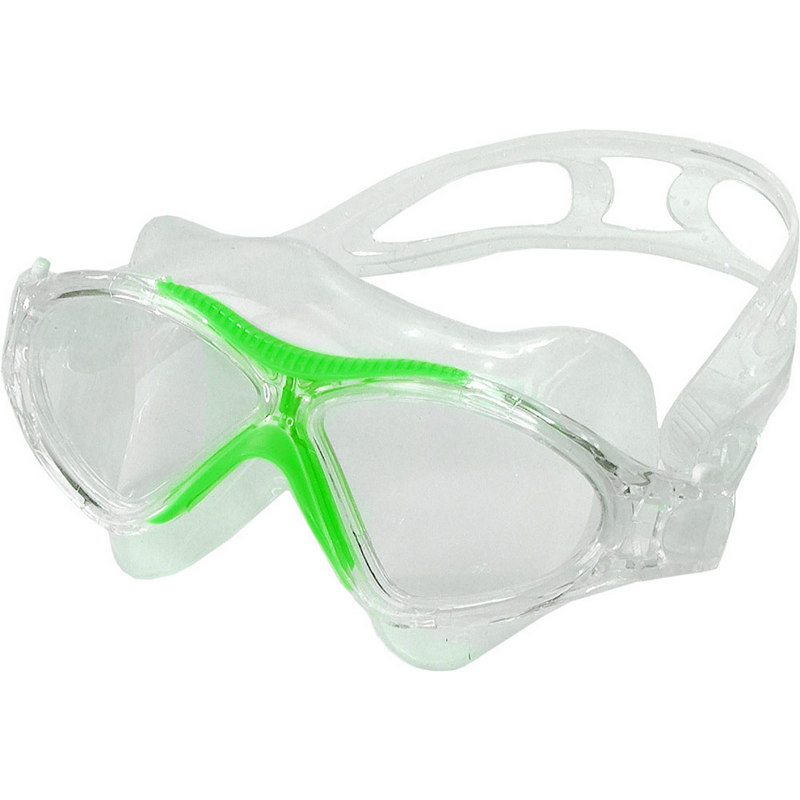 Очки маска для плавания взрослая (зеленые) Sportex E36873-6 800_800