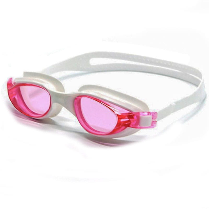 Очки для плавания взрослые (бело/розовые) Sportex E36865-2 800_800