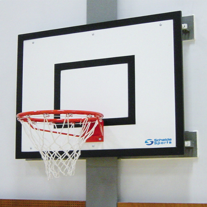 Щит баскетбольный Schelde Sports фиксированный 120х90 см 1620023 700_700