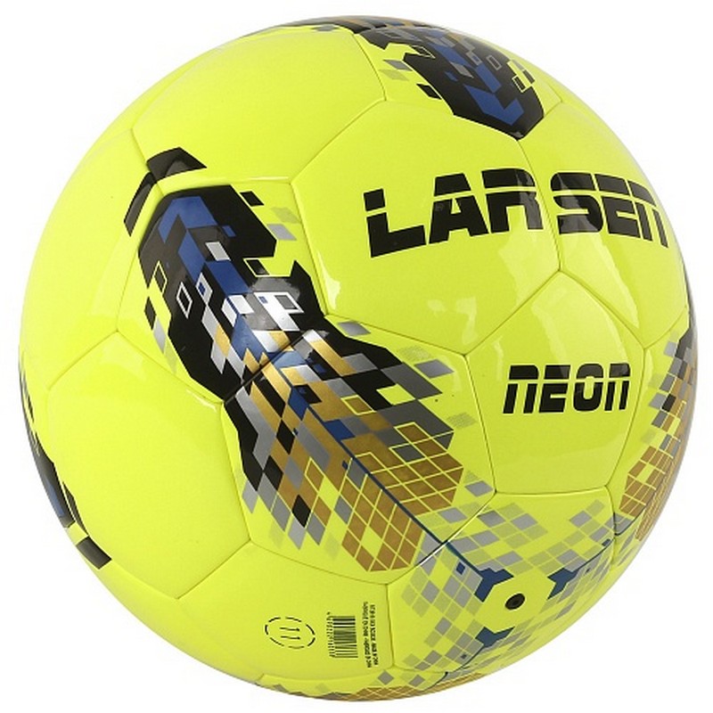Мяч футбольный Larsen Neon Lime р.5 800_800