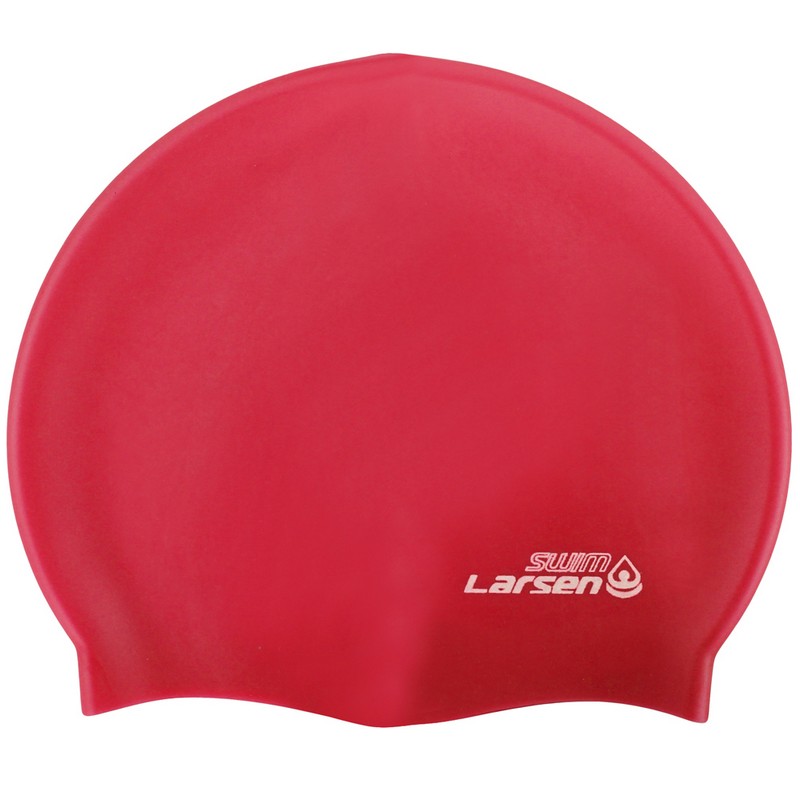 Шапочки для плавания Larsen SC красный 800_800