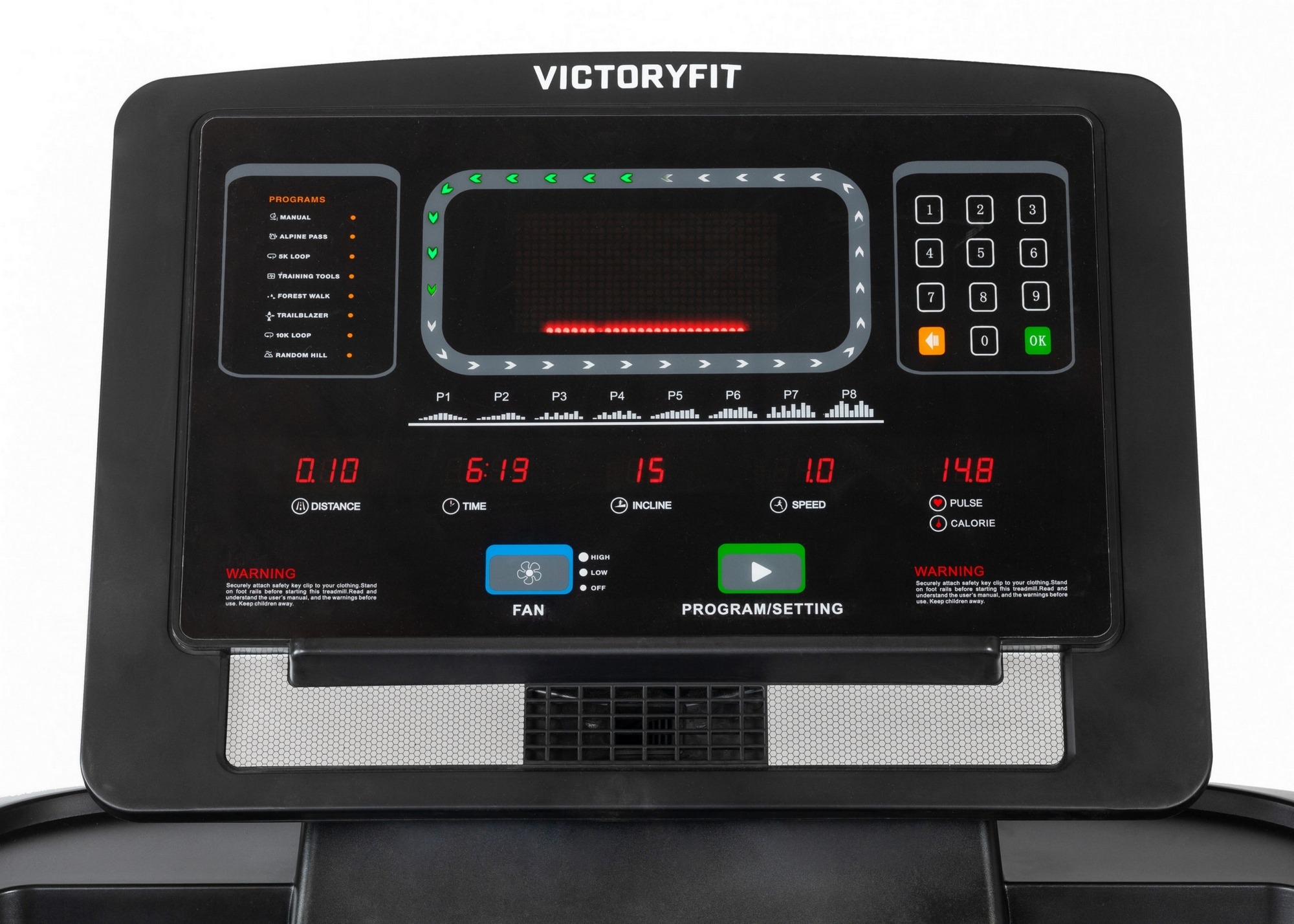 Беговая дорожка VictoryFit GYM-8009 2000_1428