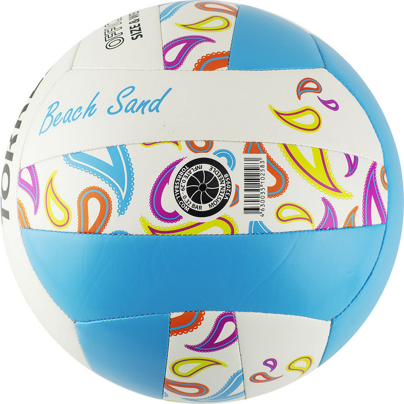 Мяч волейбольный пляжный Torres Beach Sand Blue V32095B, р.5 800_800