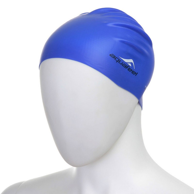 Шапочка для плавания Fashy Silicone Cap AquaFeel 3046-53 синий 800_800