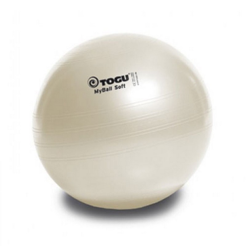 Мяч гимнастический TOGU My Ball Soft 418751 75см белый перламутровый 800_800