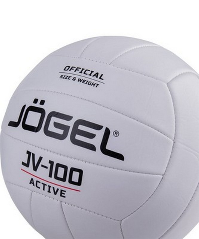 Мяч волейбольный Jögel JV-100  р.5, белый 666_800