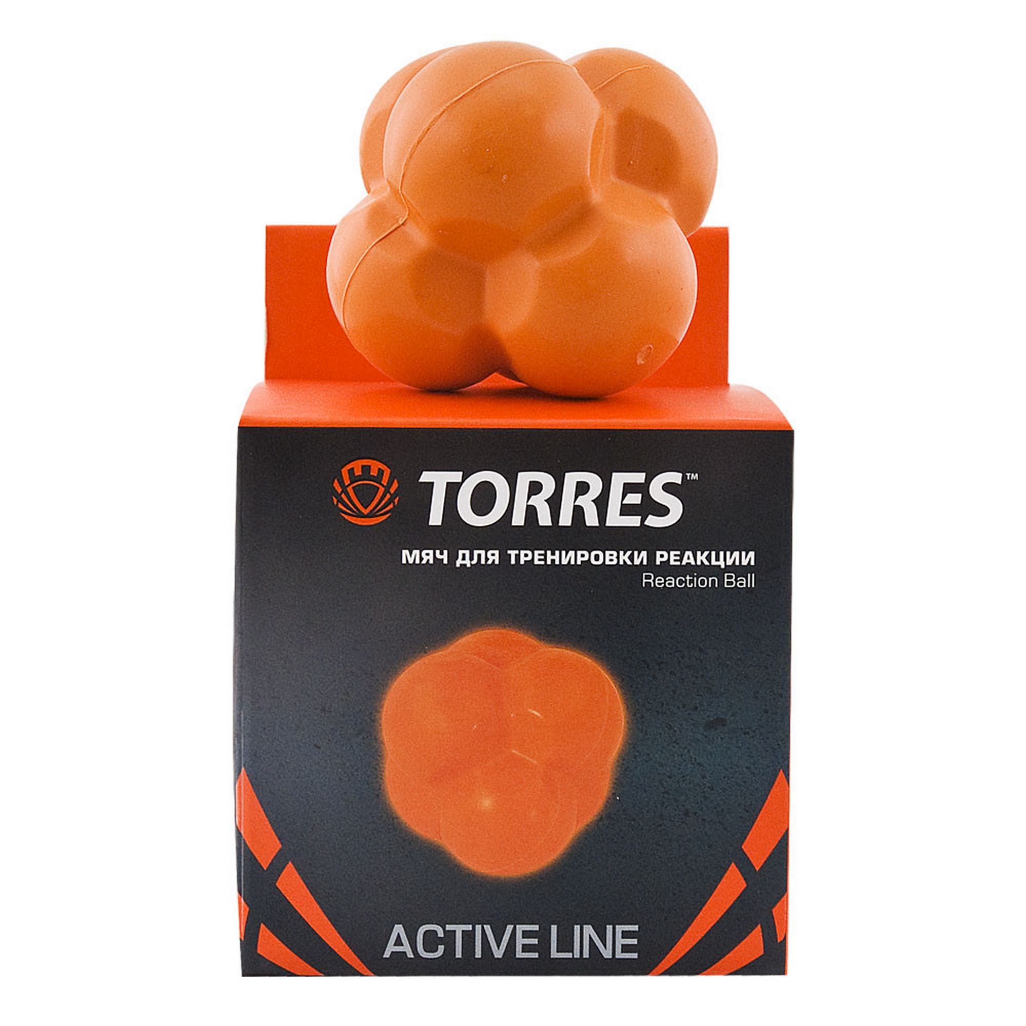 Мяч для тренировки реакции Torres Reaction ball TL0008 оранжевый 2000_2000