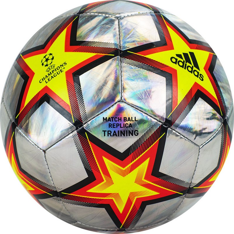 Мяч футбольный Adidas UCL Training Foil Ps GU0205 р.4 800_800