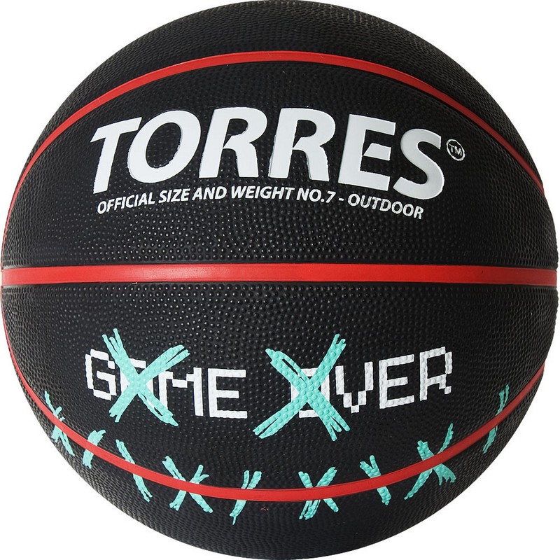 Мяч баскетбольный Torres Game Over B02217 р.7 800_800