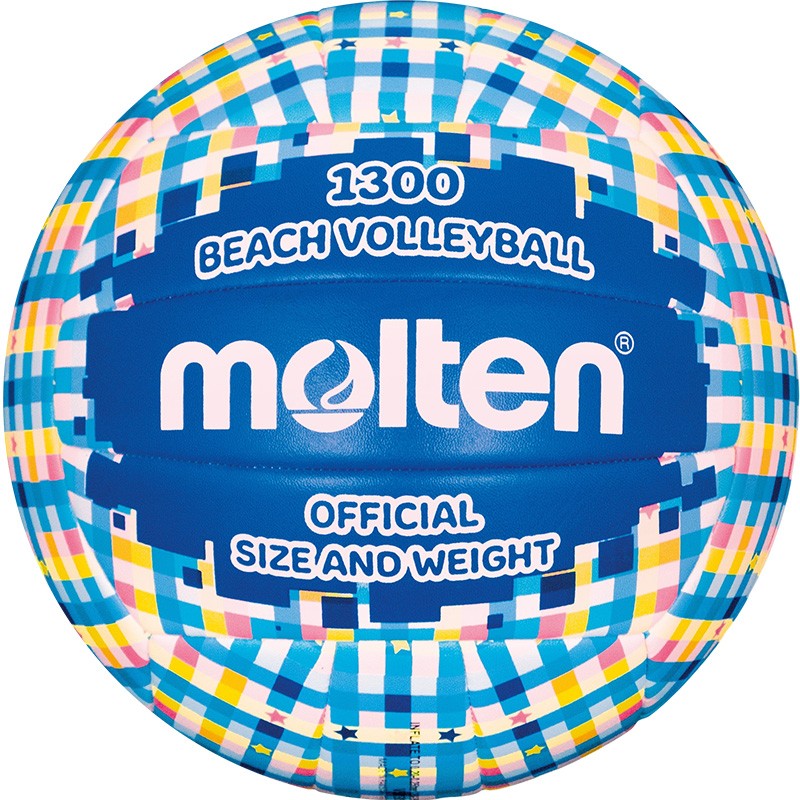 Мяч любительский для пляжного волейбола Molten V5B1300-CB р.5 800_800
