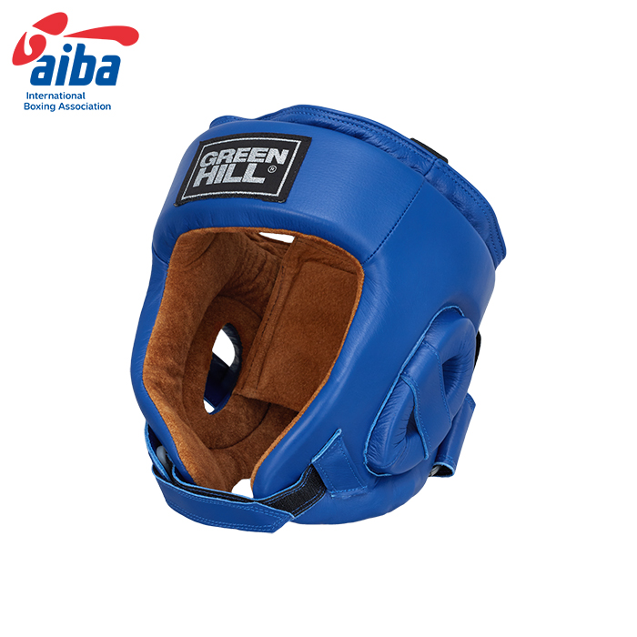 Боксерский шлем Green Hill Five Star HGF-4012 одобренный IBA синий 700_700