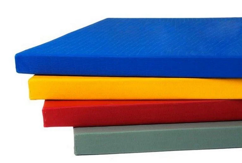 Татами Верх JUDO EURO 650 гр/м2 низ Antislip Vinitol 635 гр/м2 «вафля» 50мм 2*1м DSFight 800_539