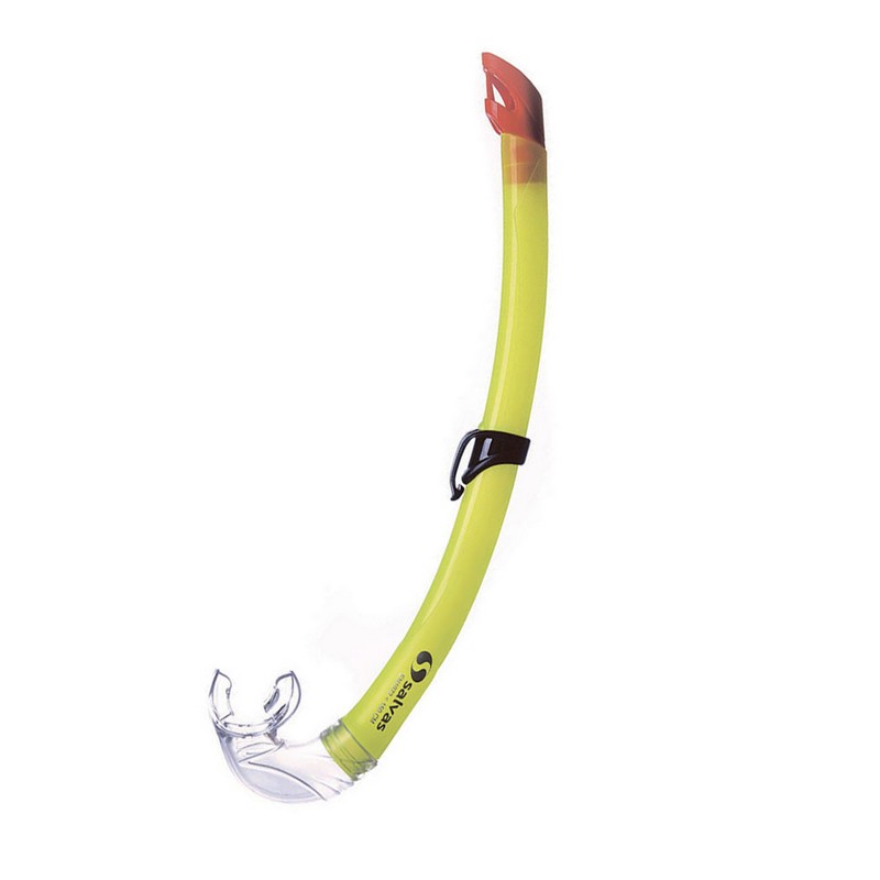 Трубка плавательная Salvas Flash Junior Snorkel DA301C0GGSTS желтый 800_800