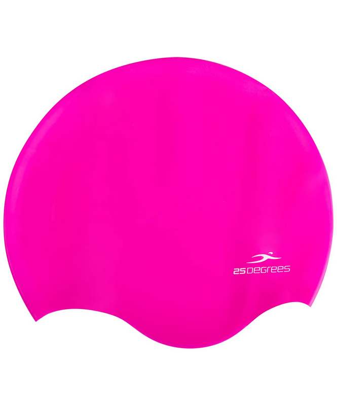 Шапочка для плавания 25DEGREES Diva Pink, силикон, подростковый, для длинных волос 665_800