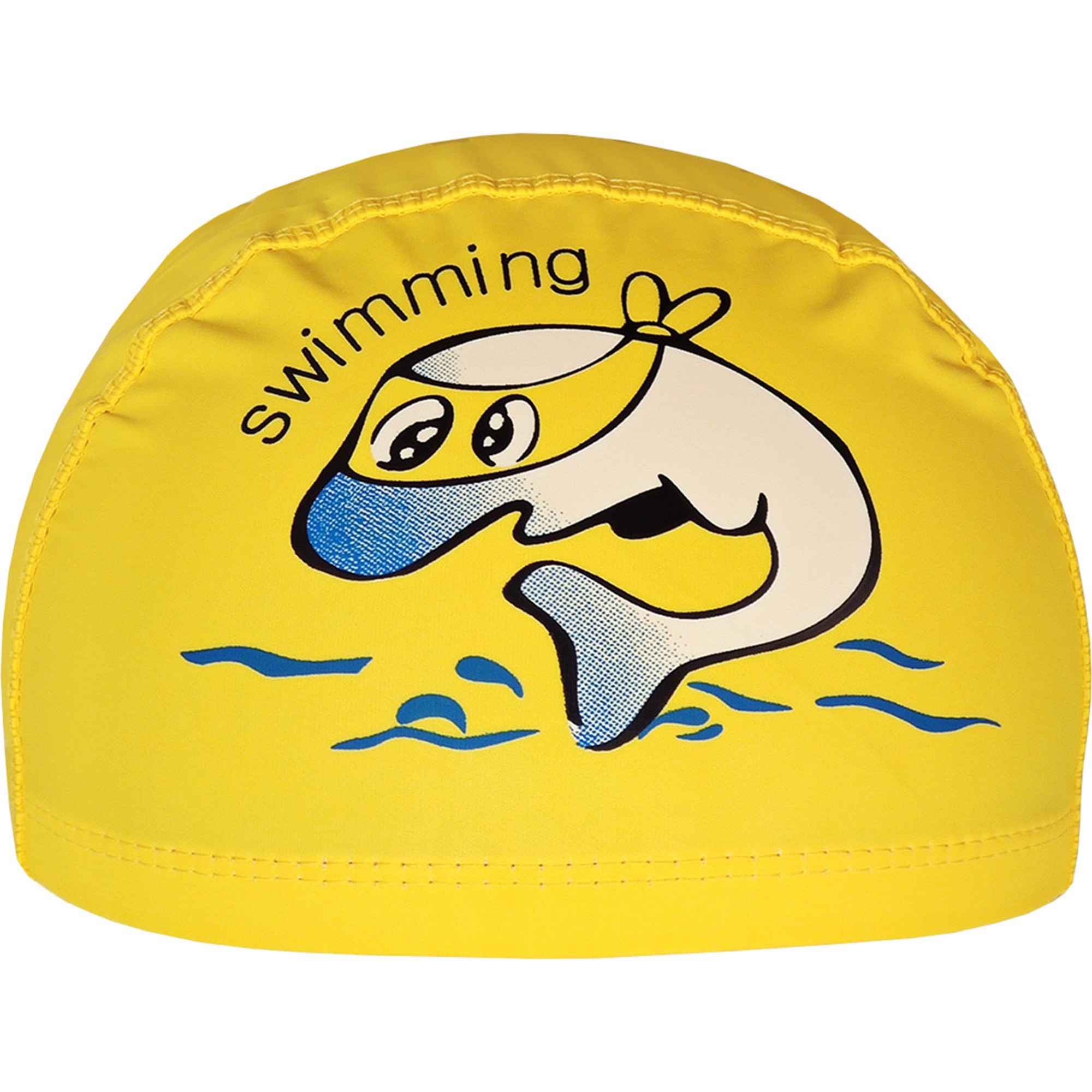 Шапочка для плавания детская Sportex Дельфин (ПУ) E41276 желтый 2000_2000