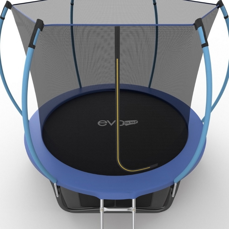 Батут с внутренней сеткой и лестницей EVO Jump Internal 10ft+ нижняя сеть, синий 800_800