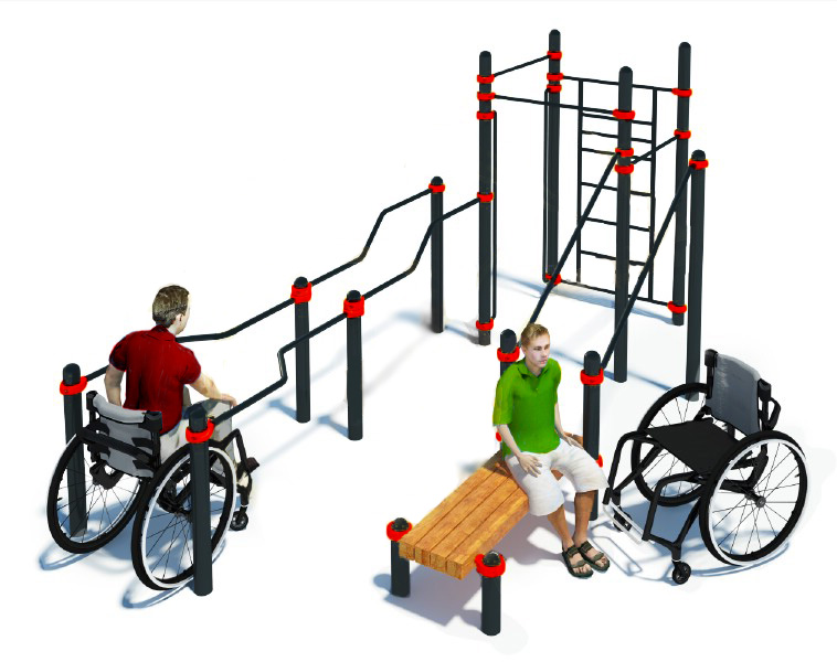 Комплекс для инвалидов-колясочников Traning W-7.03 Hercules 5196 758_600