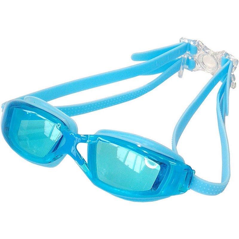 Очки для плавания взрослые (голубые) Sportex E36871-0 800_800