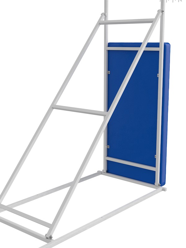 Стритбольная стойка щит из фанеры, мобильная с регулируемой высотой Glav 01.106 600_800