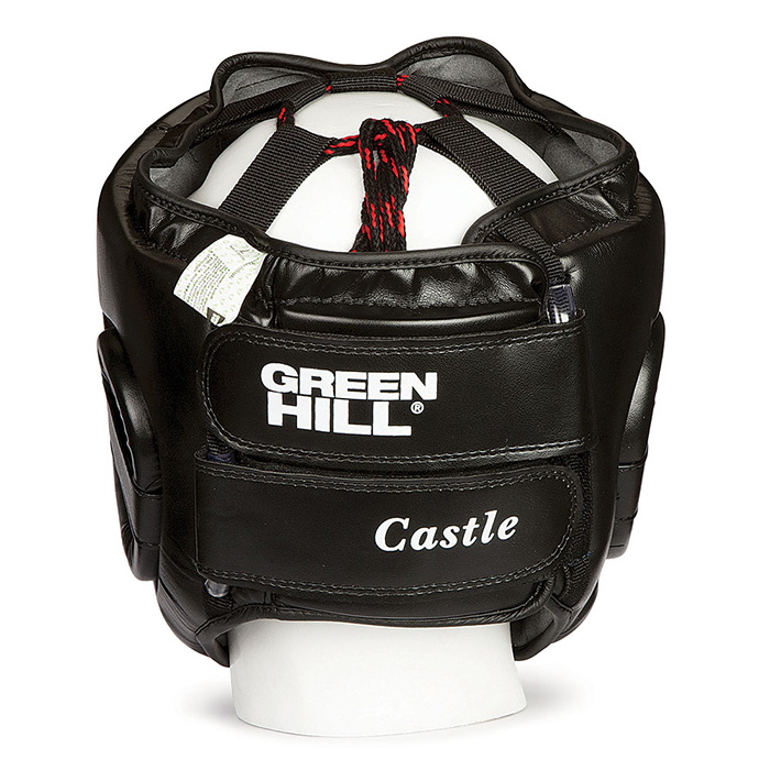 Боксерский шлем Green Hill Castle HGC-9014, черный 700_700