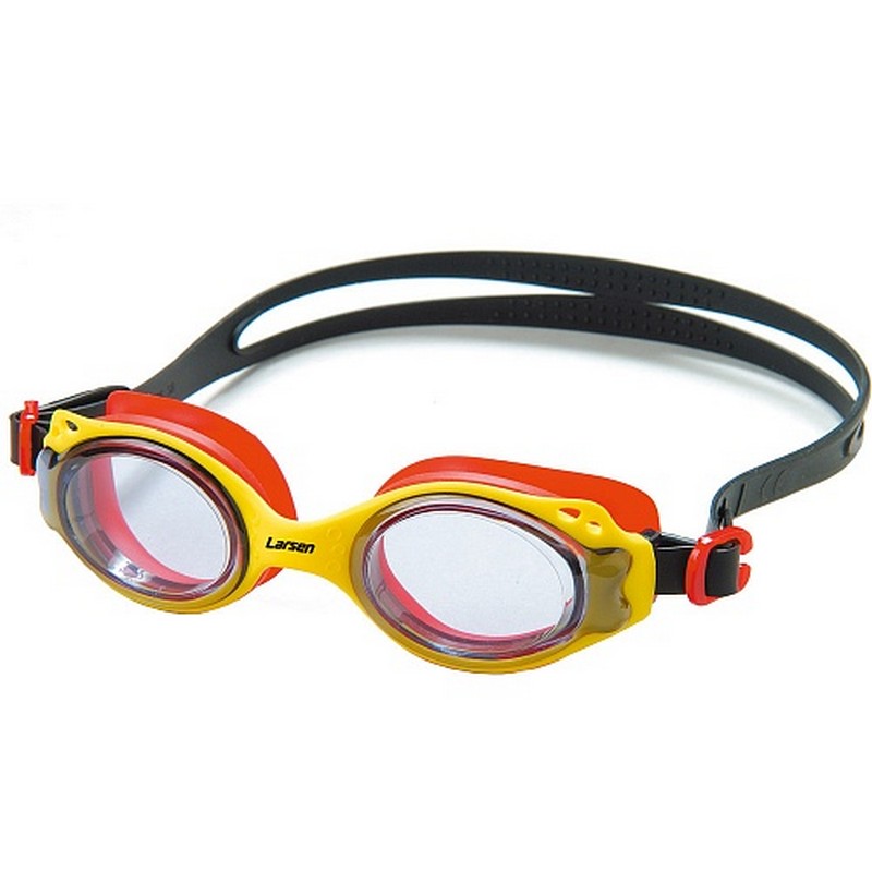Очки для плавания детские Larsen DS-GG209 yellow\red 800_800