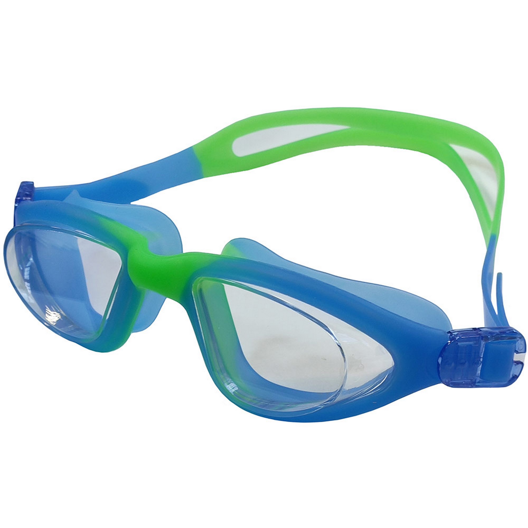Очки для плавания взрослые Sportex E39678 сине-зеленый 2000_2000