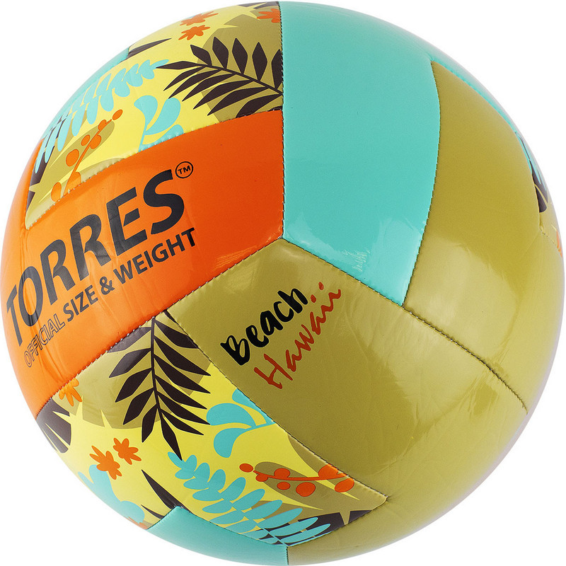Мяч волейбольный пляжный Torres Hawaii V32075B, р.5 800_800