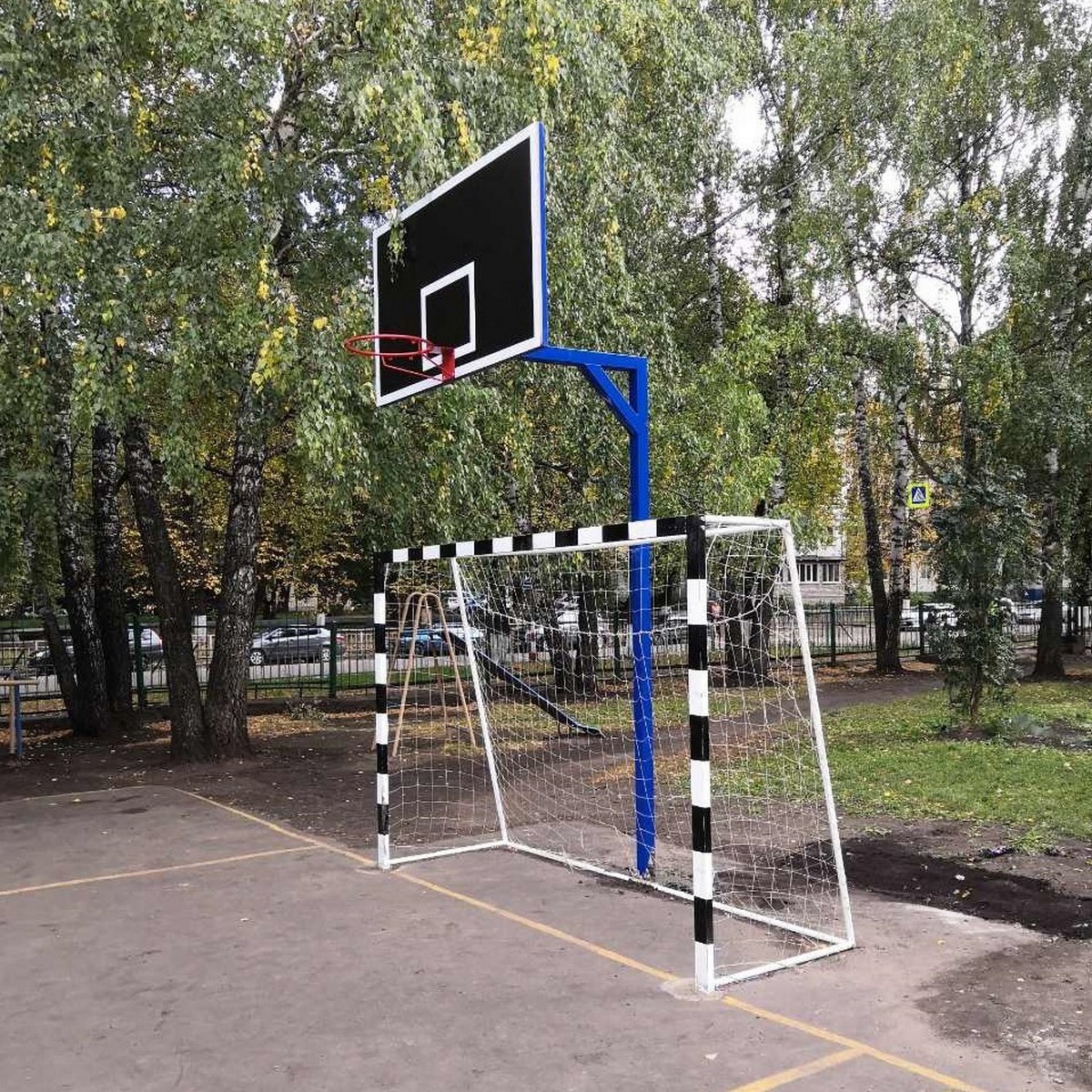 Стойка баскетбольная уличная Spektr Sport СО 702 1200_1200